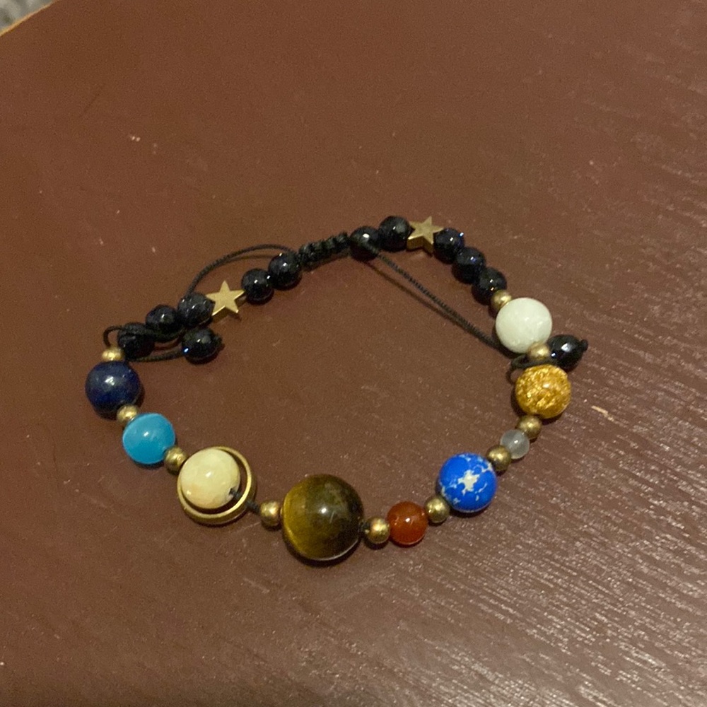 Solar System Drawstring Bracelet